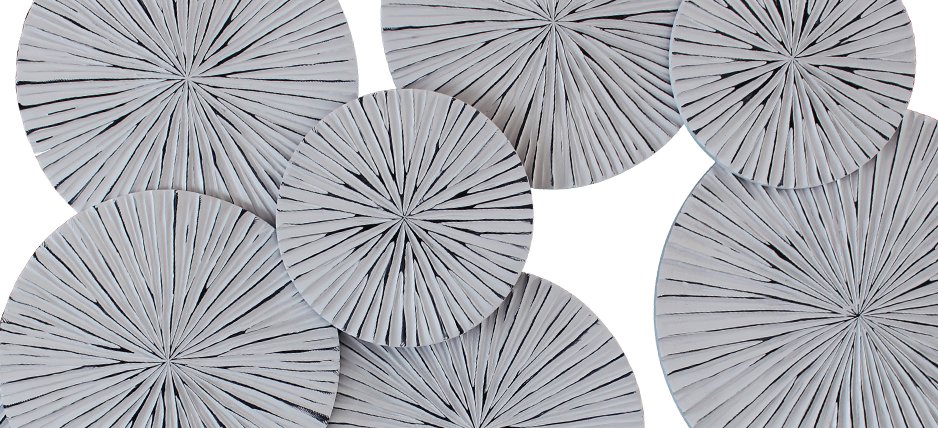Арт-объект Apollo Gray Wall Plaque Disc Арт-объект Apollo Gray Wall Plaque Disc - Loft-Concept в Тюмени