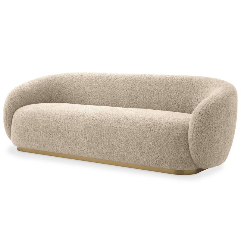 Диван Eichholtz Sofa Brice Sand Песочный Латунь Диван Eichholtz Sofa Brice Sand Песочный Латунь в Тюмени | Loft Concept
