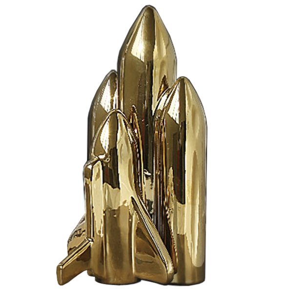Статуэтка SELETTI gold rocket Глянцевое золото Статуэтка SELETTI gold rocket Глянцевое золото в Тюмени | Loft Concept