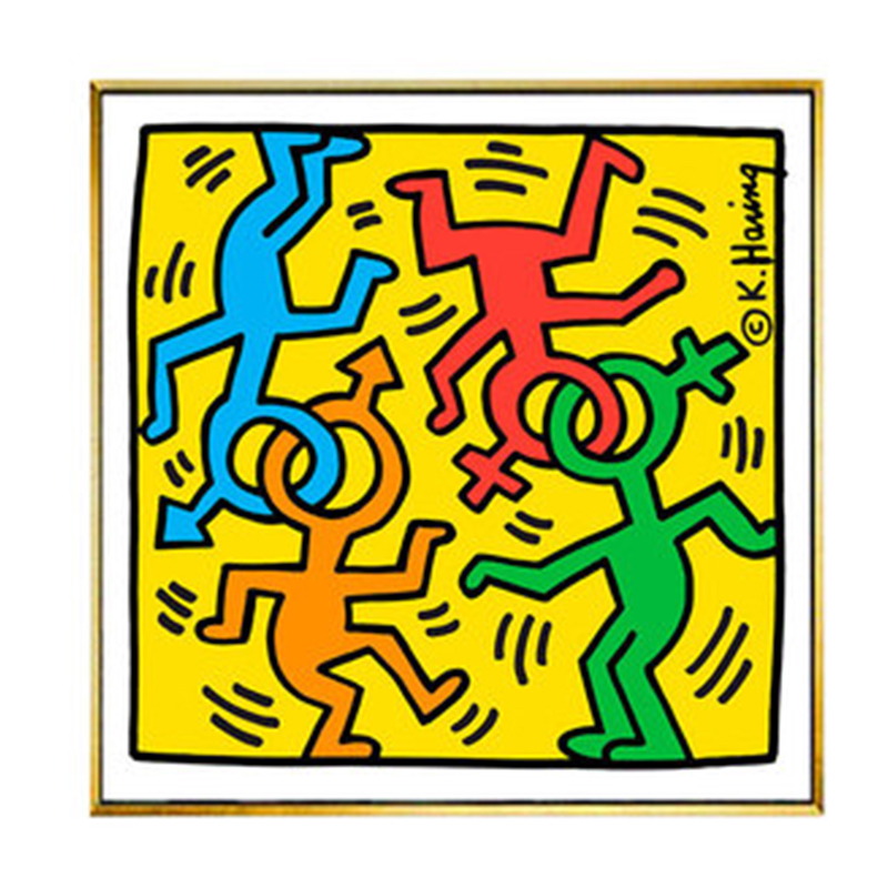 Постер Keith Haring 18 Мульти Постер Keith Haring 18 Мульти в Тюмени | Loft Concept