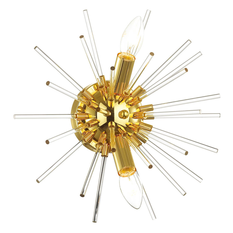 Бра Varg Sputnik Sconce Gold Глянцевое золото Прозрачный Бра Varg Sputnik Sconce Gold Глянцевое золото Прозрачный в Тюмени | Loft Concept