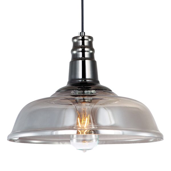 Подвесной светильник Loft Industrial French Glass Дымчатый (Smoke) Подвесной светильник Loft Industrial French Glass Дымчатый (Smoke) в Тюмени | Loft Concept