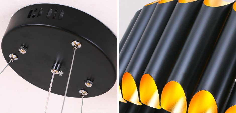 Люстра GALLIANO ROUND SUSPENSION LIGHT by DELIGHTFULL Black Люстра GALLIANO ROUND SUSPENSION LIGHT by DELIGHTFULL Black - Loft-Concept в Тюмени