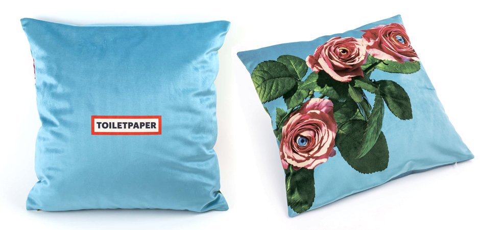 Подушка Seletti Cushion Roses Toiletpaper Подушка Seletti Cushion Roses Toiletpaper - Loft-Concept в Тюмени