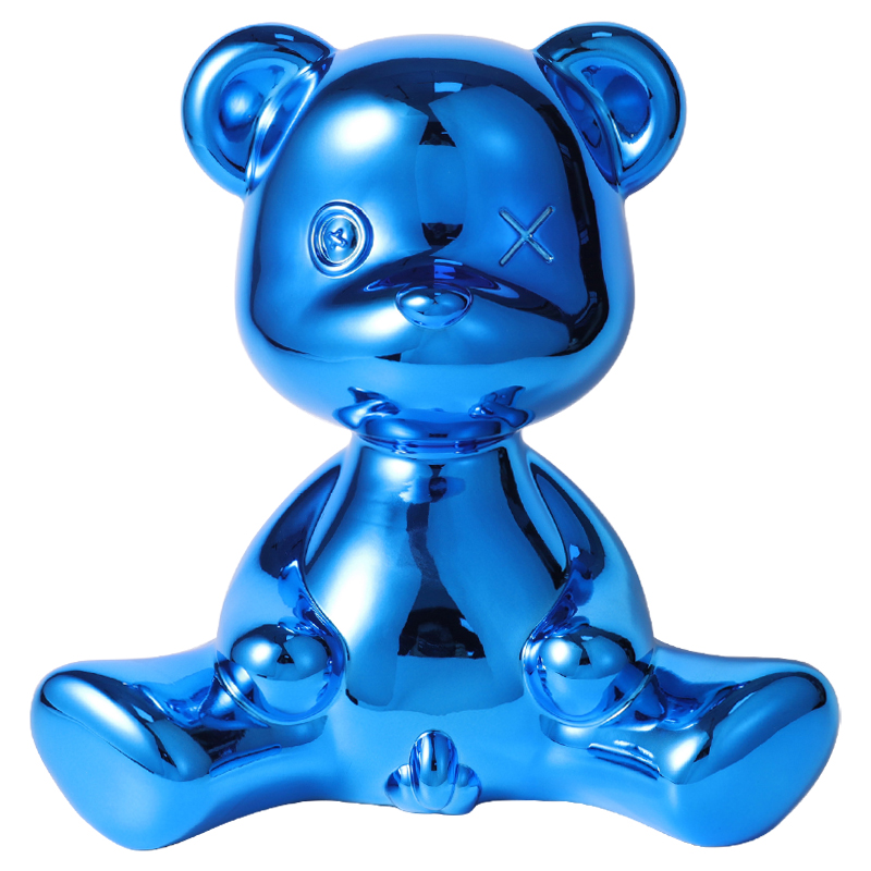 Статуэтка Teddy Boy Metal Finish with Cable Синий Синий Статуэтка Teddy Boy Metal Finish with Cable Синий Синий в Тюмени | Loft Concept