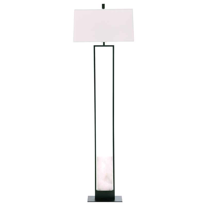 Торшер Arteriors MARKHAM FLOOR LAMP Бронза Белый Черный Торшер Arteriors MARKHAM FLOOR LAMP Бронза Белый Черный в Тюмени | Loft Concept