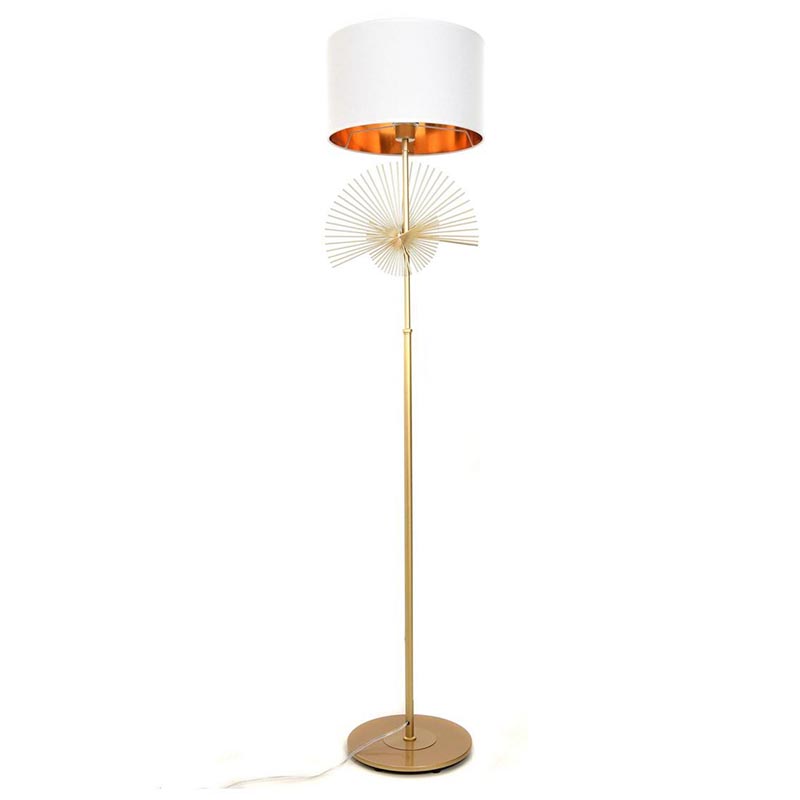 Торшер Genoveva Floor lamp white Белый Золотой Торшер Genoveva Floor lamp white Белый Золотой в Тюмени | Loft Concept