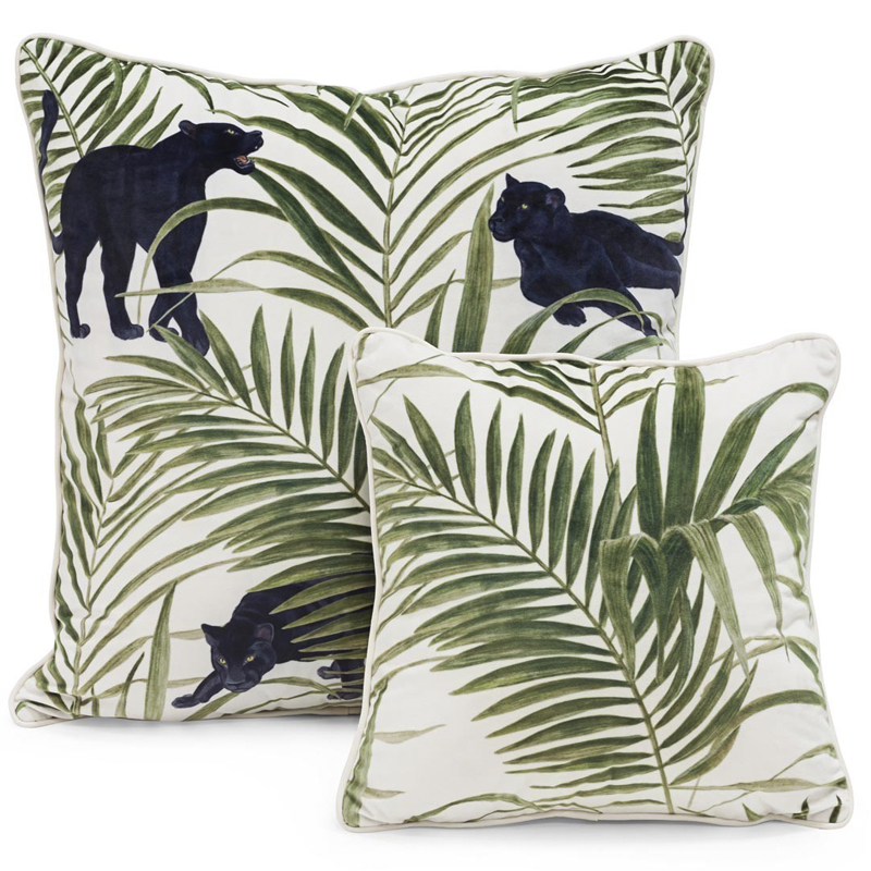 Комплект подушек SET PILLOW ABHIKA white-green Зеленый Белый Комплект подушек SET PILLOW ABHIKA white-green Зеленый Белый в Тюмени | Loft Concept