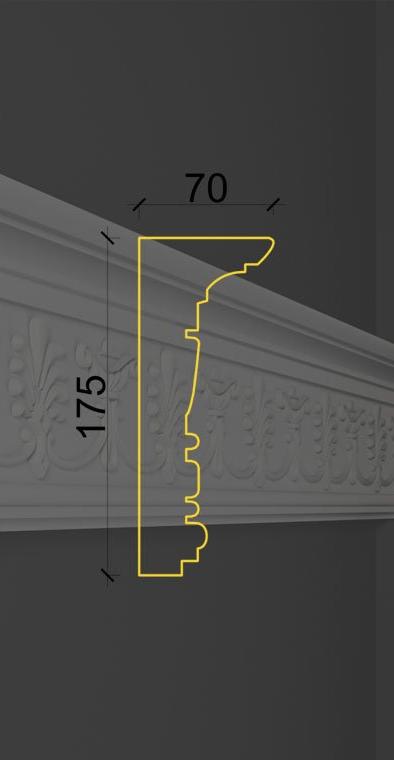 Молдинг с орнаментом MO-13 Молдинг с орнаментом MO-13 в Тюмени