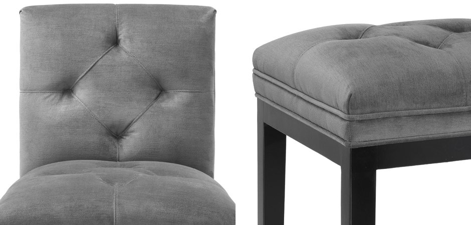 Барный стул Eichholtz Bar Stool Cesare Grey Барный стул Eichholtz Bar Stool Cesare Grey - Loft-Concept в Тюмени