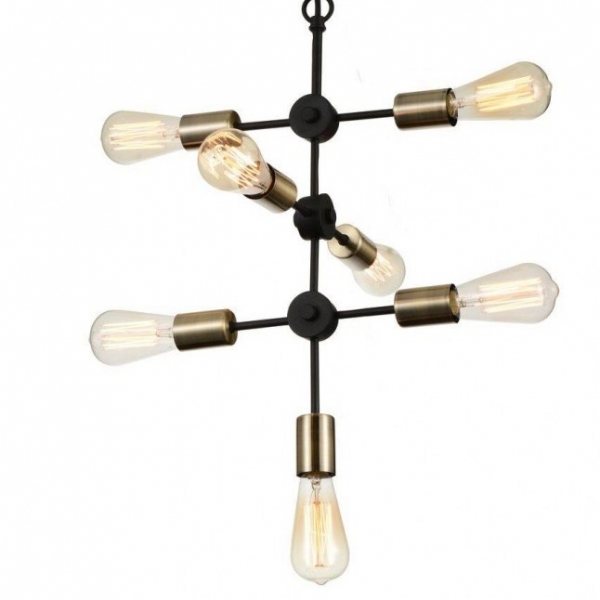 Люстра Bulb Netsch Pendant 7 Черный Люстра Bulb Netsch Pendant 7 Черный в Тюмени | Loft Concept
