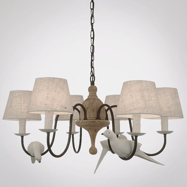Люстра Norman Bird Chandelier ivory ( слоновая кость ) Люстра Norman Bird Chandelier ivory ( слоновая кость ) в Тюмени | Loft Concept
