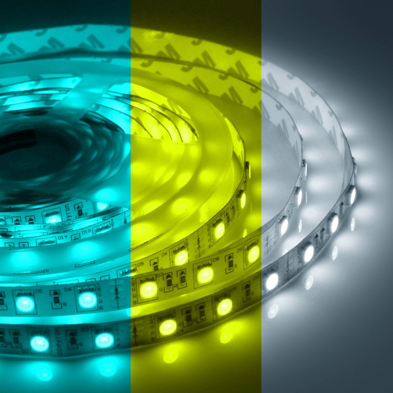 Светодиодная влагозащищенная лента 14,4W/m 60LED/m 5050SMD разноцветная 5M Белый Светодиодная влагозащищенная лента 14,4W/m 60LED/m 5050SMD разноцветная 5M Белый в Тюмени | Loft Concept