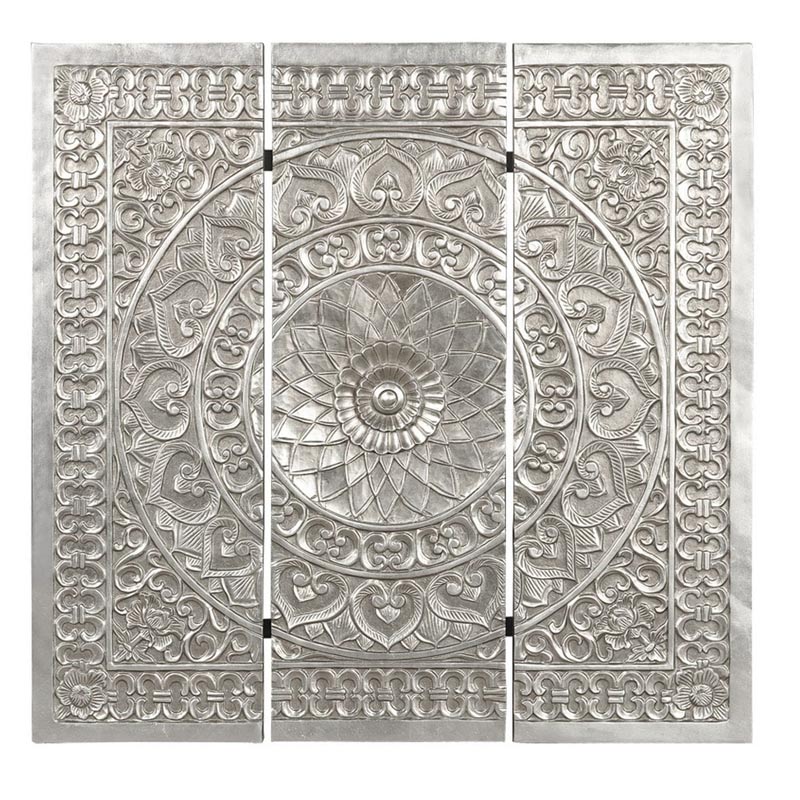 Панно Silver Patterns Серебряный Панно Silver Patterns Серебряный в Тюмени | Loft Concept