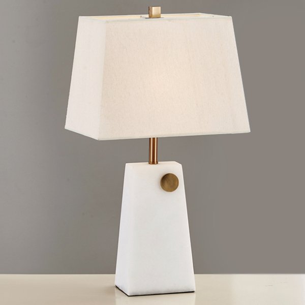 Настольная лампа Table lamp marble White Белый Настольная лампа Table lamp marble White Белый в Тюмени | Loft Concept