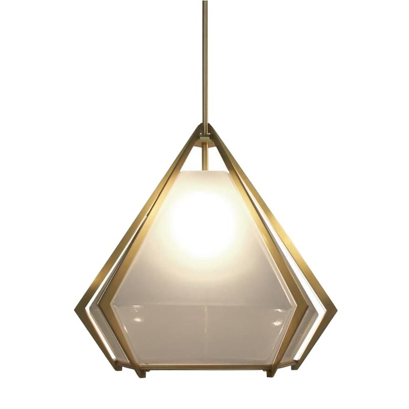 Подвесной светильник Harlow Pendant Lamp white Золотой Белый Подвесной светильник Harlow Pendant Lamp white Золотой Белый в Тюмени | Loft Concept