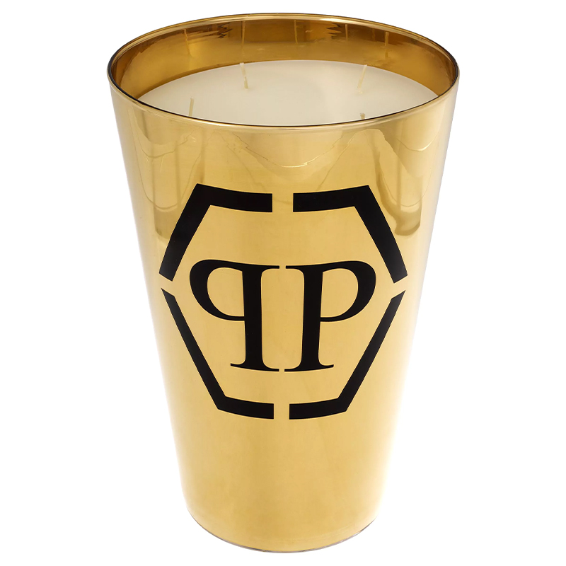 Свеча Philipp Plein Candle Empire Gold XL Золотой Белый Черный Свеча Philipp Plein Candle Empire Gold XL Золотой Белый Черный в Тюмени | Loft Concept
