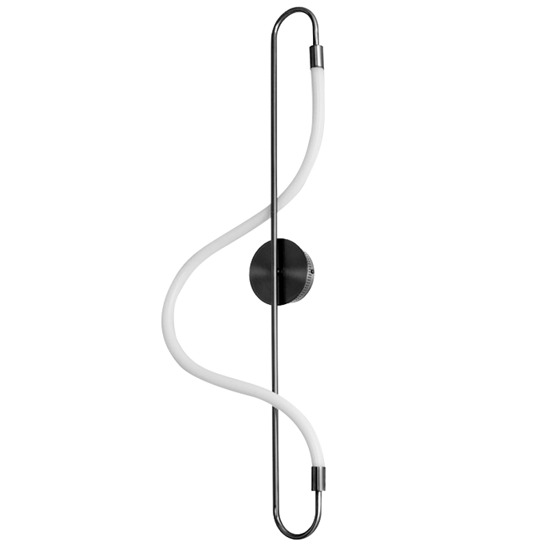 Светодиодное Бра Knot Lihgt Черное Черный Белый Светодиодное Бра Knot Lihgt Черное Черный Белый в Тюмени | Loft Concept