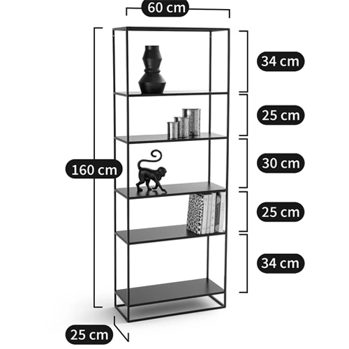 Металлический стеллаж Menzie Black Wide Metal Rack Металлический стеллаж Menzie Black Wide Metal Rack в Тюмени