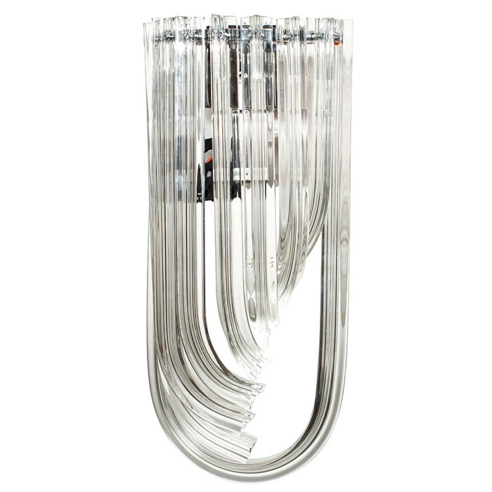 Бра Eichholtz Wall Lamp Greco II Прозрачное Стекло Хром Бра Eichholtz Wall Lamp Greco II Прозрачное Стекло Хром в Тюмени | Loft Concept