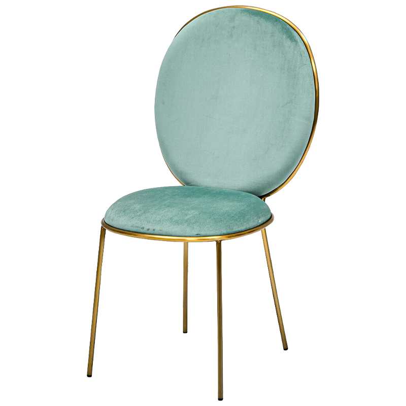 Стул STAY Chair Mint Мятный Глянцевое золото Стул STAY Chair Mint Мятный Глянцевое золото в Тюмени | Loft Concept