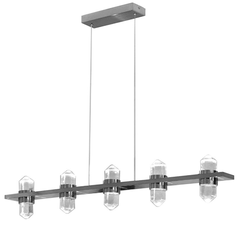 Люстра large Crystal Line Chromium Хром Прозрачный Люстра large Crystal Line Chromium Хром Прозрачный в Тюмени | Loft Concept