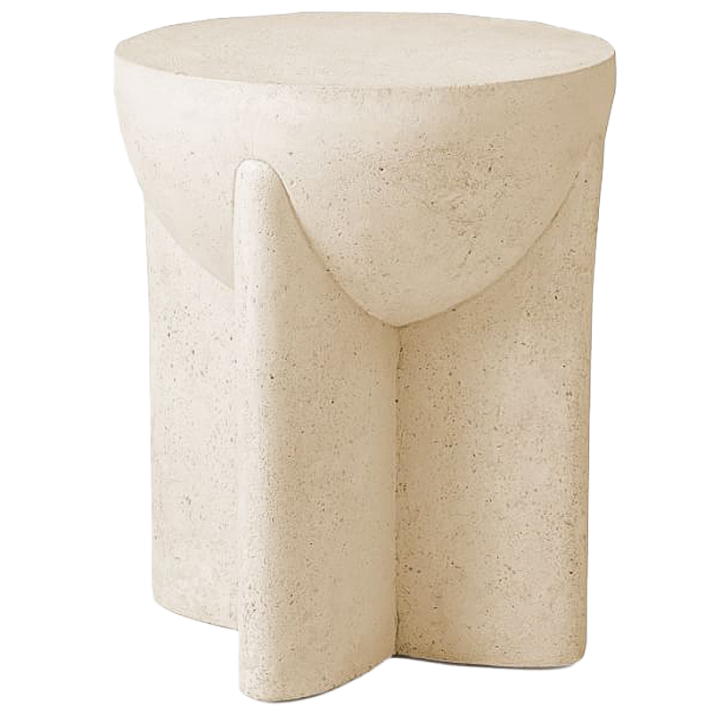 Приставной стол Lava Stone Side Table Травертин Бежевый Песочный Приставной стол Lava Stone Side Table Травертин Бежевый Песочный в Тюмени | Loft Concept
