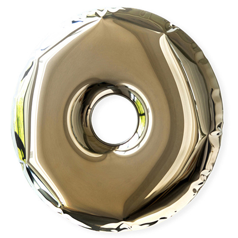 Арт-объект на стену Rondo Polished Stainless Steel Wall Mirror by Zieta Gold Глянцевое золото Арт-объект на стену Rondo Polished Stainless Steel Wall Mirror by Zieta Gold Глянцевое золото в Тюмени | Loft Concept