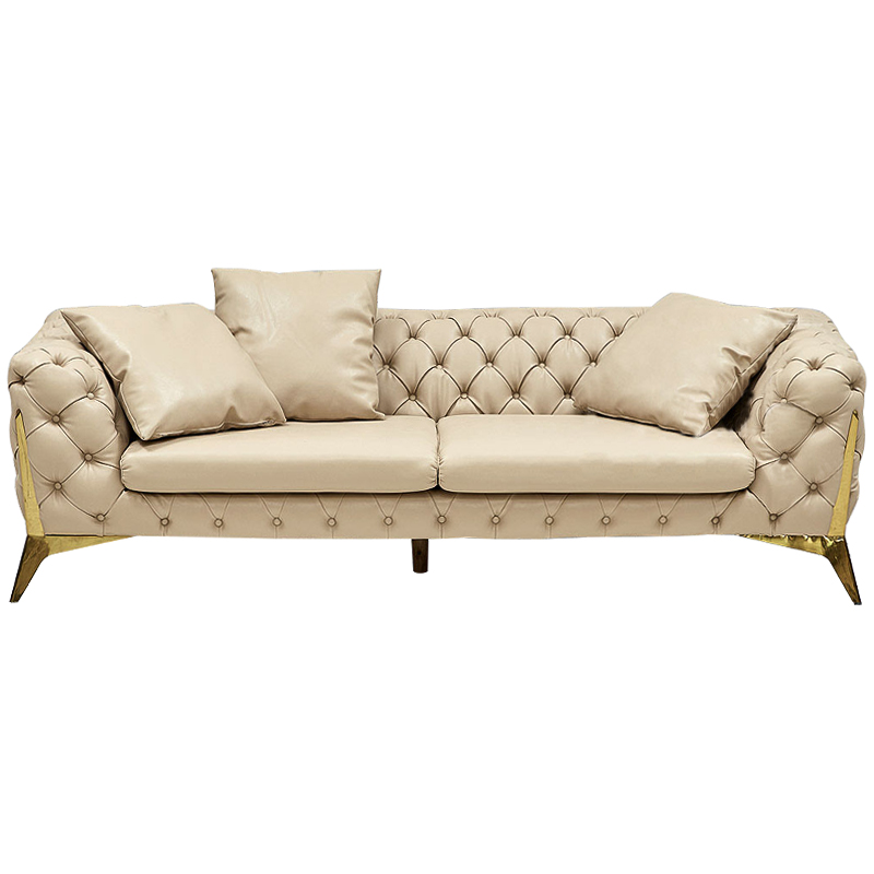 Диван Bramwell Sofa Кремовый Золотой Диван Bramwell Sofa Кремовый Золотой в Тюмени | Loft Concept