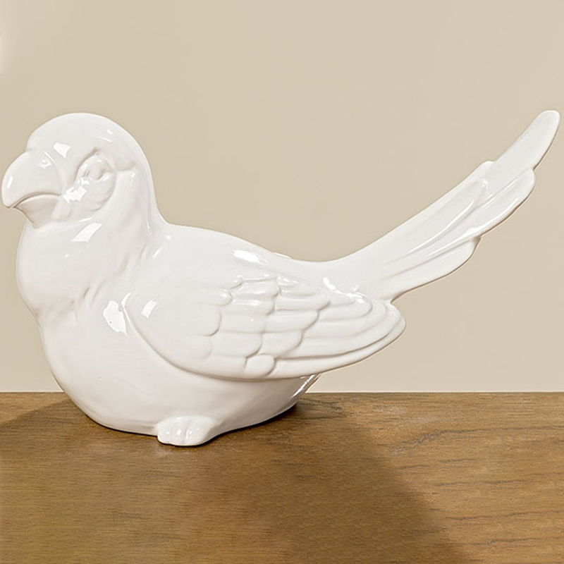 Статуэтка White Parrot Figurine Белый Статуэтка White Parrot Figurine Белый в Тюмени | Loft Concept