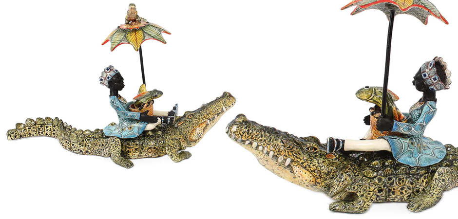 Статуэтка Crocodile Rider Статуэтка Crocodile Rider - Loft-Concept в Тюмени
