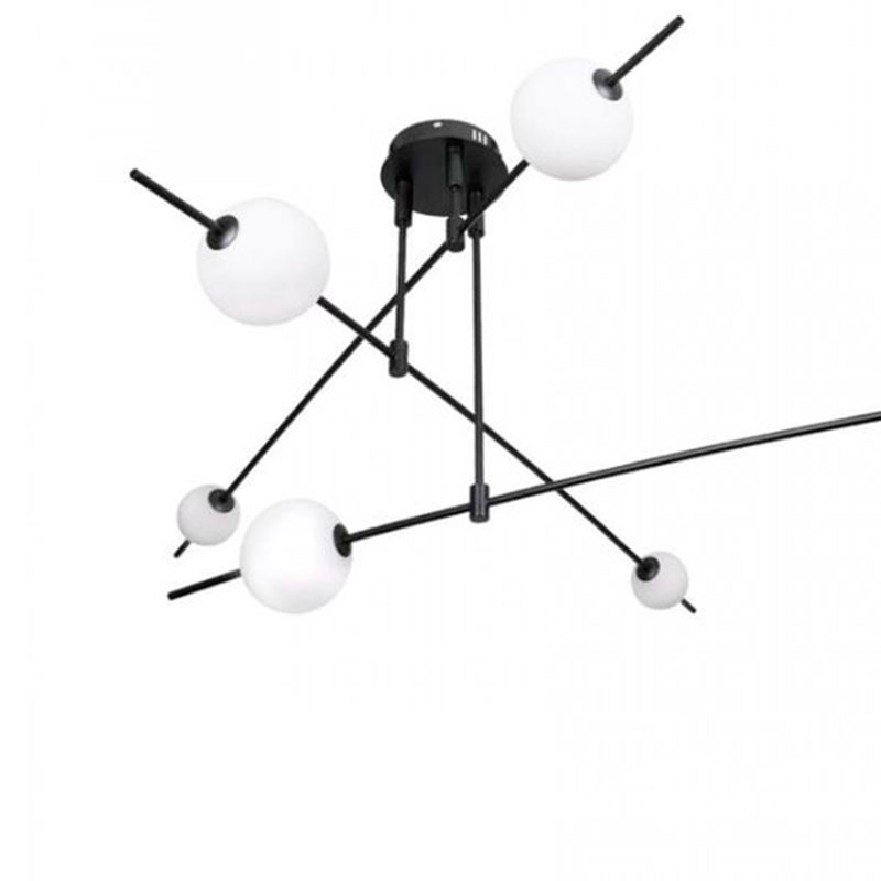 Люстра Balance Beads Libra 60 см Черный Белый Люстра Balance Beads Libra 60 см Черный Белый в Тюмени | Loft Concept