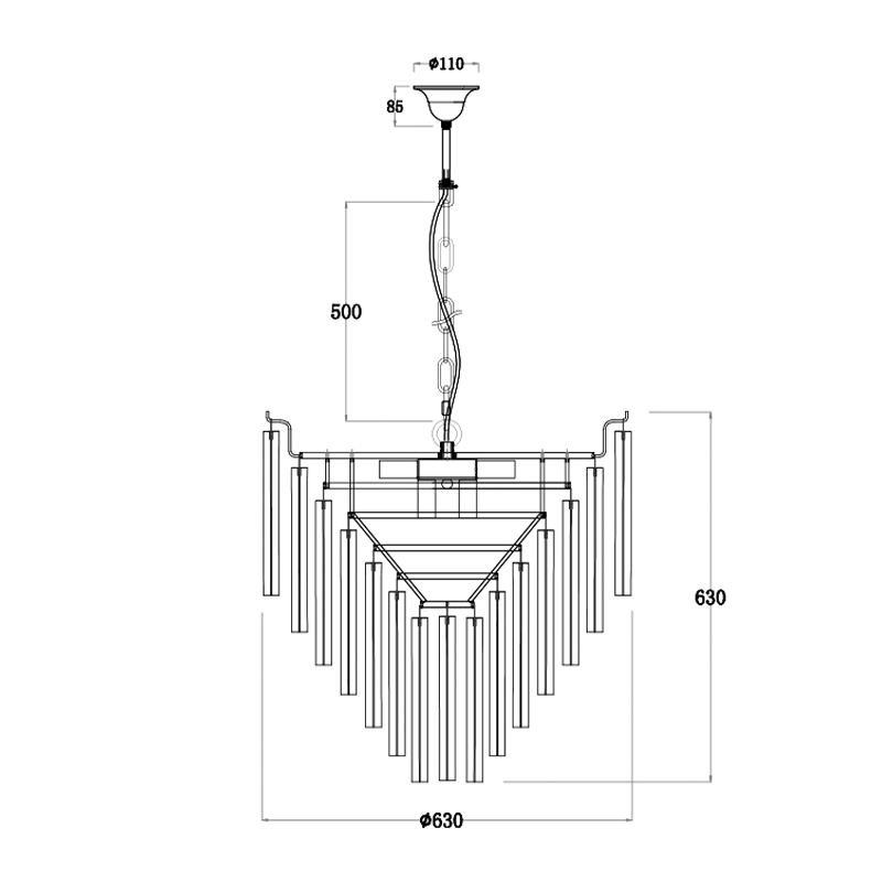Люстра Eichholtz Chandelier Nova Chrome Люстра Eichholtz Chandelier Nova Chrome в Тюмени