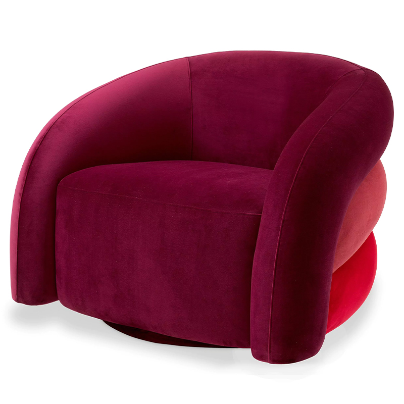 Кресло Eichholtz Chair Novelle Bordeaux Red Velvet Бургундский красный Коралловый Красный Кресло Eichholtz Chair Novelle Bordeaux Red Velvet Бургундский красный Коралловый Красный в Тюмени | Loft Concept