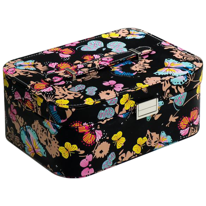 Шкатулка Butterflies Jewerly Organizer Box Черный Мульти Шкатулка Butterflies Jewerly Organizer Box Черный Мульти в Тюмени | Loft Concept