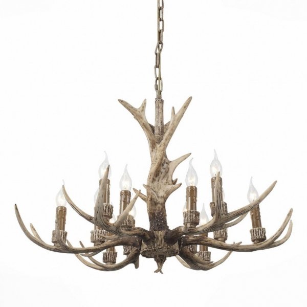 Люстра Hornland Chandelier 12 Коричневый Люстра Hornland Chandelier 12 Коричневый в Тюмени | Loft Concept
