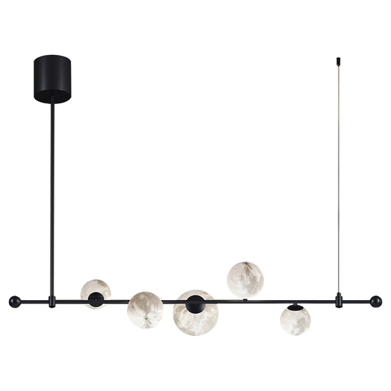 Светильник Tech Lighting Modern Rail Geometric Linear Suspension 5 Black Черный Белый Светильник Tech Lighting Modern Rail Geometric Linear Suspension 5 Black Черный Белый в Тюмени | Loft Concept