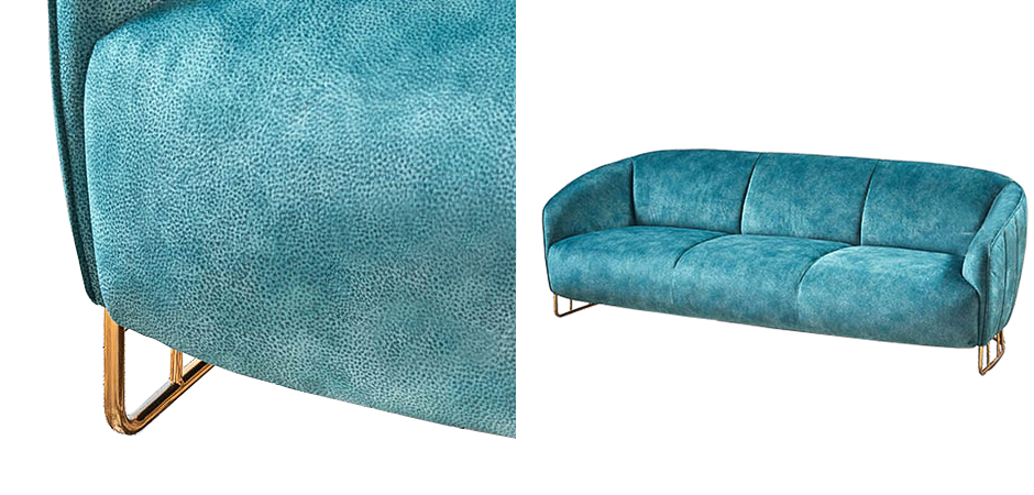Диван Turquoise Ripples Sofa Диван Turquoise Ripples Sofa - Loft-Concept в Тюмени