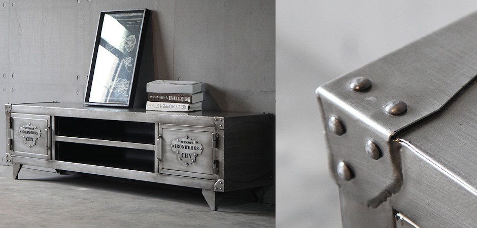 TV-тумба Loft Safe с полками TV-тумба Loft Safe с полками - Loft-Concept в Тюмени