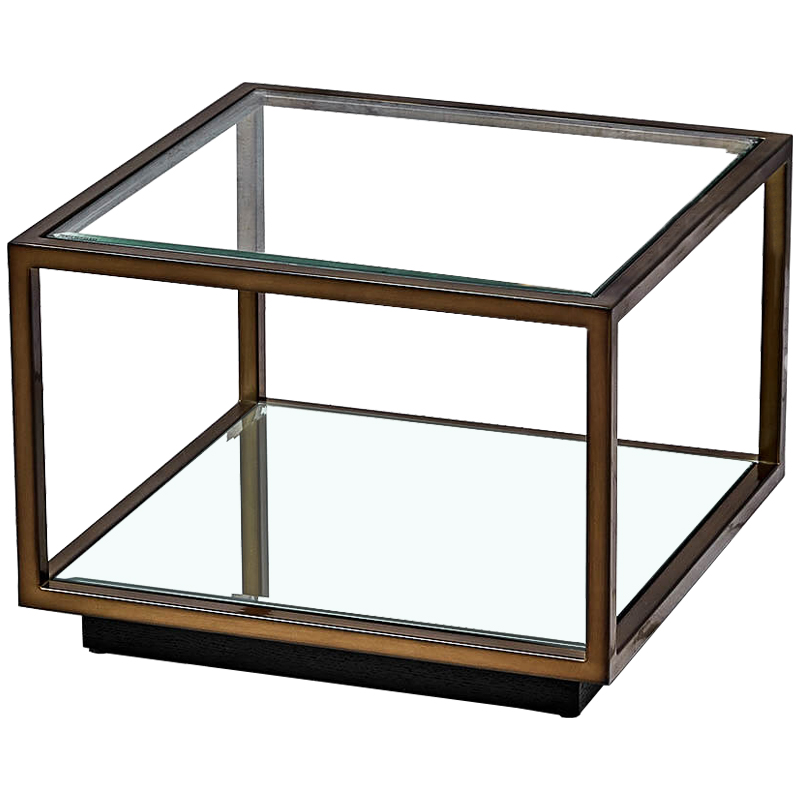 Кофейный стол Transparent Cube 35 Прозрачный Темная бронза Кофейный стол Transparent Cube 35 Прозрачный Темная бронза в Тюмени | Loft Concept