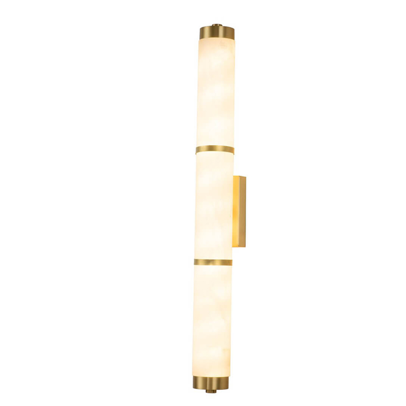 Бра Melba White Marble Wall Lamp Латунь Белый Бра Melba White Marble Wall Lamp Латунь Белый в Тюмени | Loft Concept