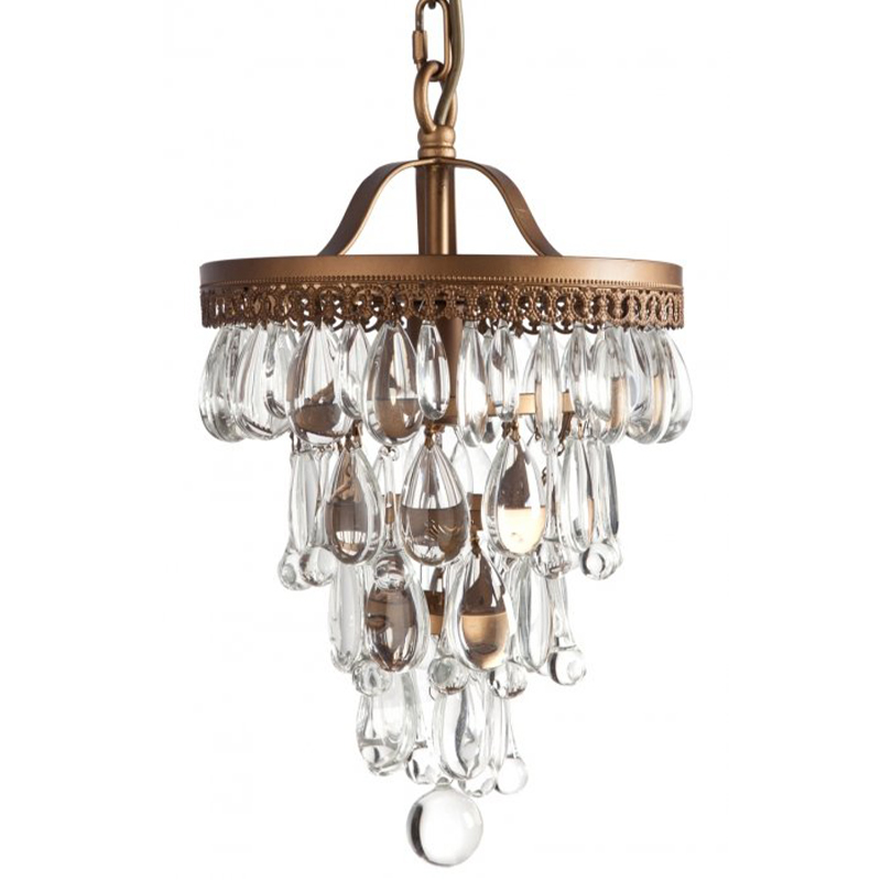 Люстра Clarissa Glass Drop Pendant 25 Бронза Люстра Clarissa Glass Drop Pendant 25 Бронза в Тюмени | Loft Concept