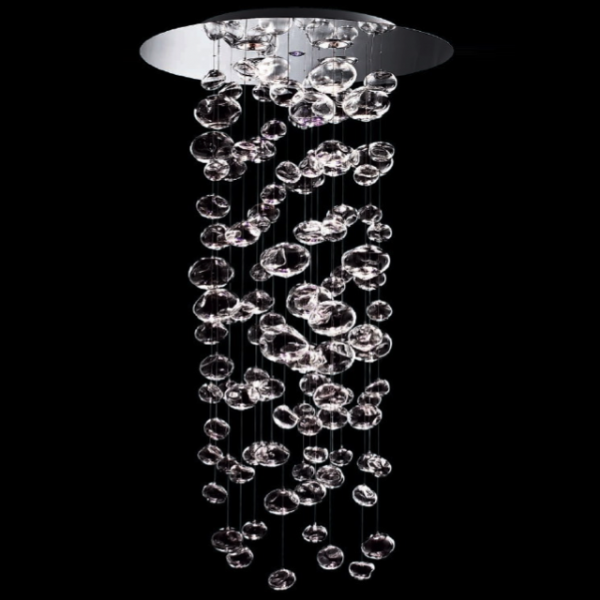 Люстра Murano Bubble Glass Chandelier Suspension Хром Люстра Murano Bubble Glass Chandelier Suspension Хром в Тюмени | Loft Concept