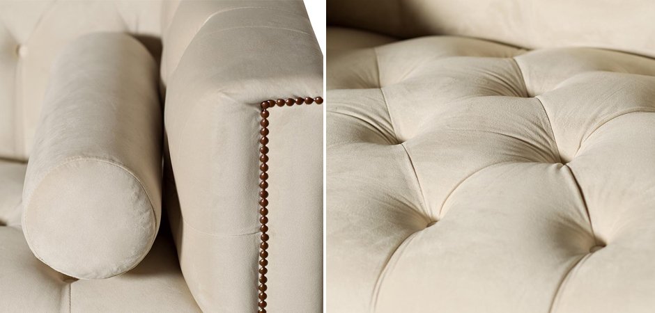 Диван Modern Velvet Tuxedo Sofa Диван Modern Velvet Tuxedo Sofa - Loft-Concept в Тюмени