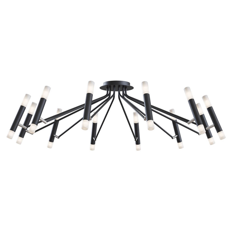 Потолочная люстра Arnaut Chandelier 24 Черный Потолочная люстра Arnaut Chandelier 24 Черный в Тюмени | Loft Concept