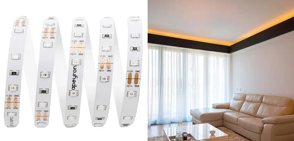 Светодиодная лента 4,8W/m 60LED/m 2835SMD желтый 5M Светодиодная лента 4,8W/m 60LED/m 2835SMD желтый 5M - Loft-Concept в Тюмени