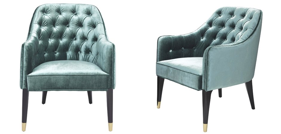 Кресло Eichholtz Chair Cyrus Turquoise Кресло Eichholtz Chair Cyrus Turquoise - Loft-Concept в Тюмени