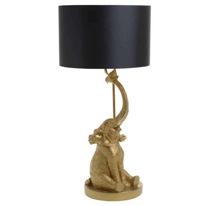 Настольная лампа Cheerful Elephant Table lamp Золотой Черный Настольная лампа Cheerful Elephant Table lamp Золотой Черный в Тюмени | Loft Concept