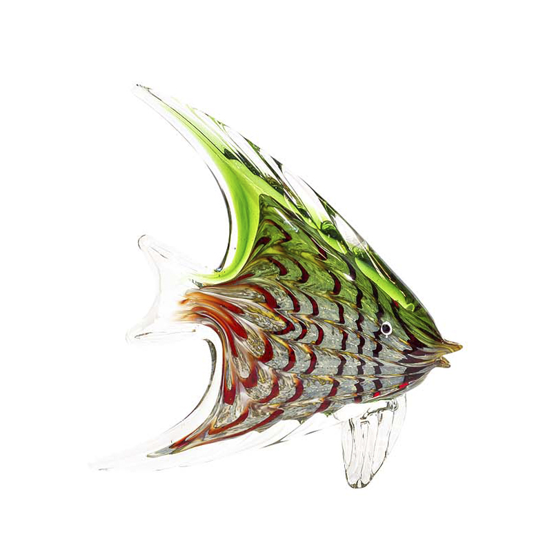 Статуэтка Glass Fish Red-Green Мульти Статуэтка Glass Fish Red-Green Мульти в Тюмени | Loft Concept