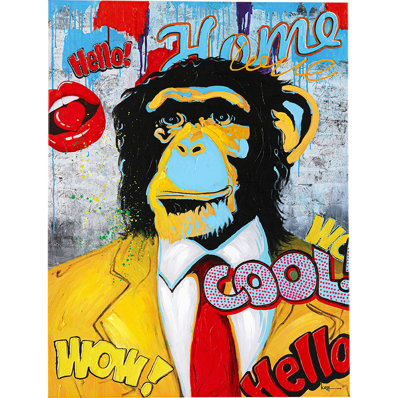 Картина Monkey multicolor Мульти Картина Monkey multicolor Мульти в Тюмени | Loft Concept